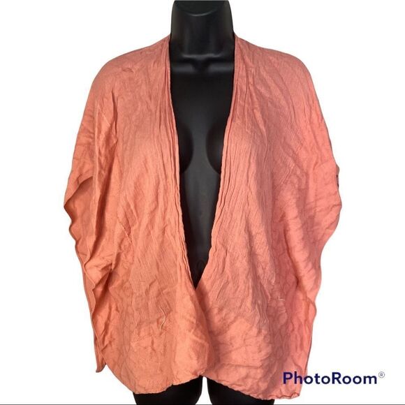 𝅺Universal Threads Pink Open Front Kimono Jacket - Picture 1 of 8